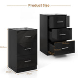 Office cabinet with 3 drawers