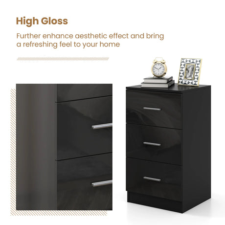 Office cabinet with 3 drawers