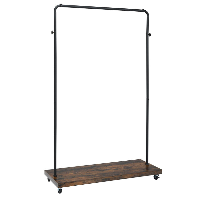 Rolling Garment Rack with Lockable Casters for Residential Commercial Use
