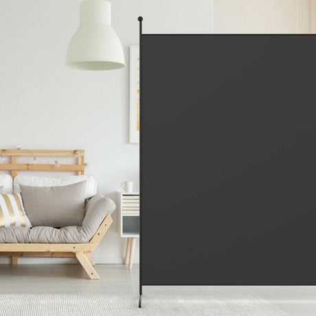 Single Panel Room Divider Privacy Partition Screen for Office Home-Black