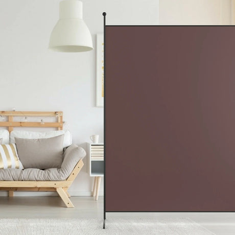 Single Panel Room Divider Privacy Partition Screen for Office Home-Brown
