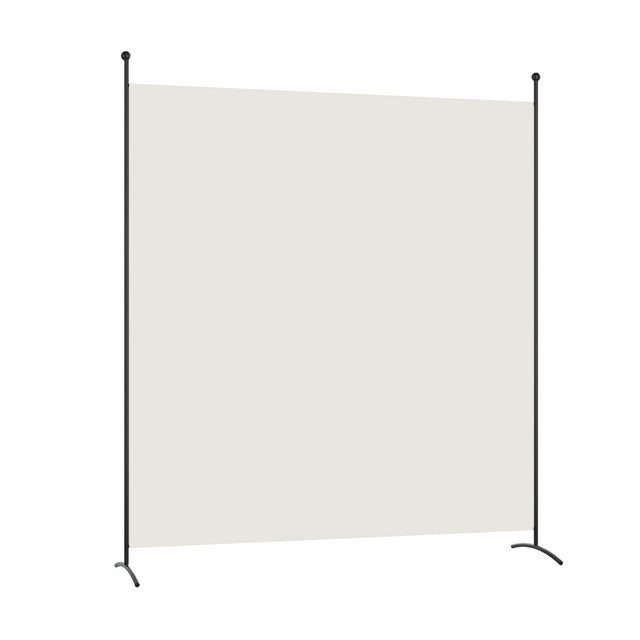 Single Panel Room Divider Privacy Partition Screen for Office Home-White