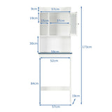 Space Saver White Over-the-Toilet Cabinet