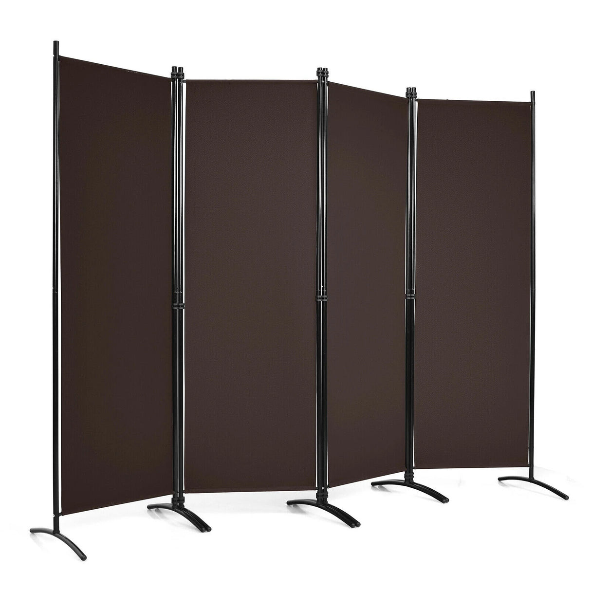 Portable Fiber Wall Divider  for Home Office-Coffee