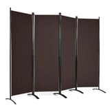 Portable Fiber Wall Divider  for Home Office-Coffee