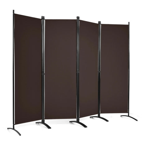 Portable Fiber Wall Divider  for Home Office-Coffee