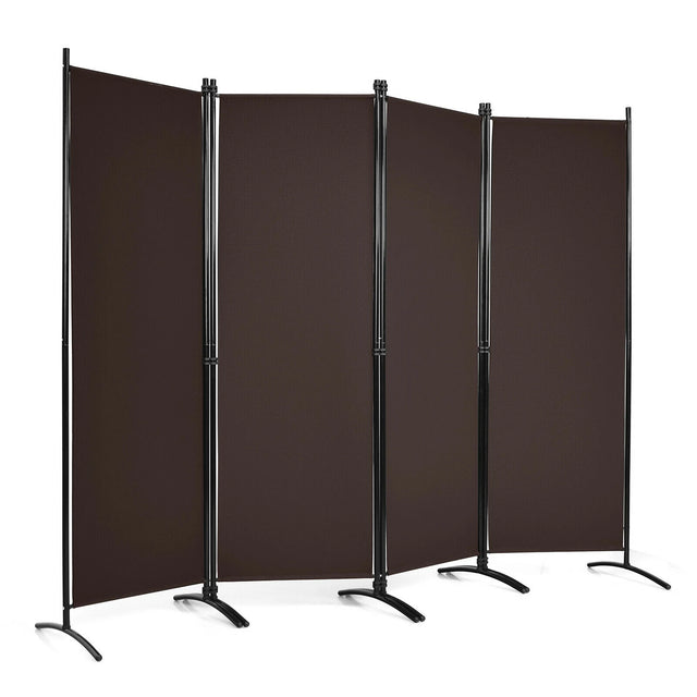 Portable Fiber Wall Divider  for Home Office-Coffee