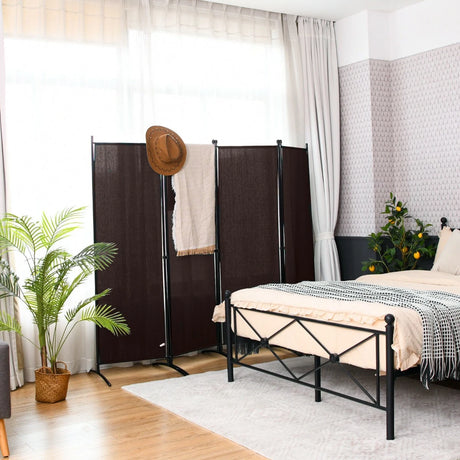 Portable Fiber Wall Divider  for Home Office-Coffee