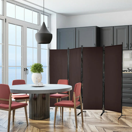 Portable Fiber Wall Divider  for Home Office-Coffee