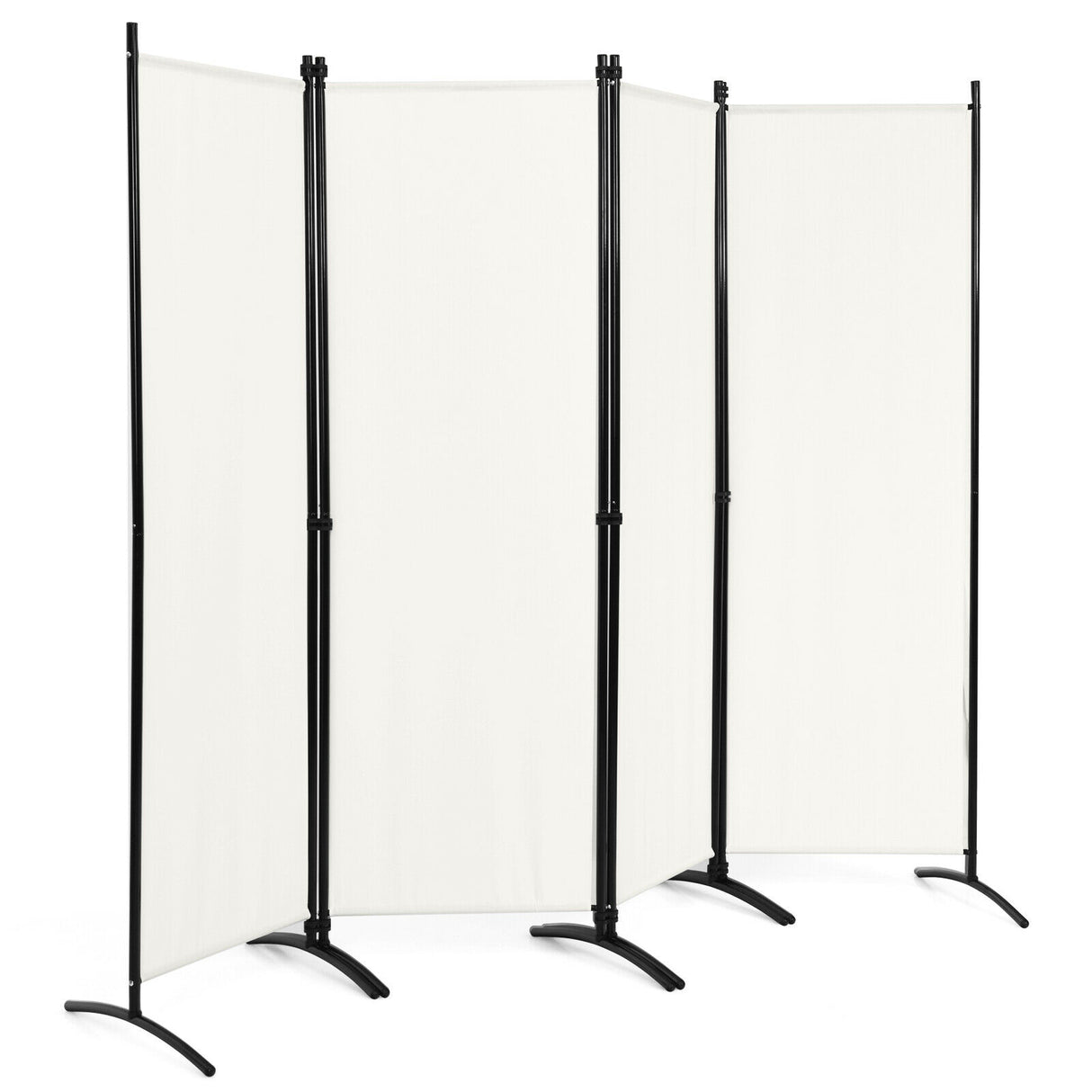Portable Fiber Wall Divider  for Home Office-White