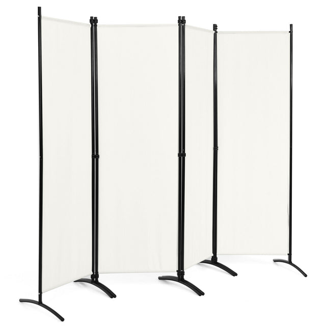 Portable Fiber Wall Divider  for Home Office-White