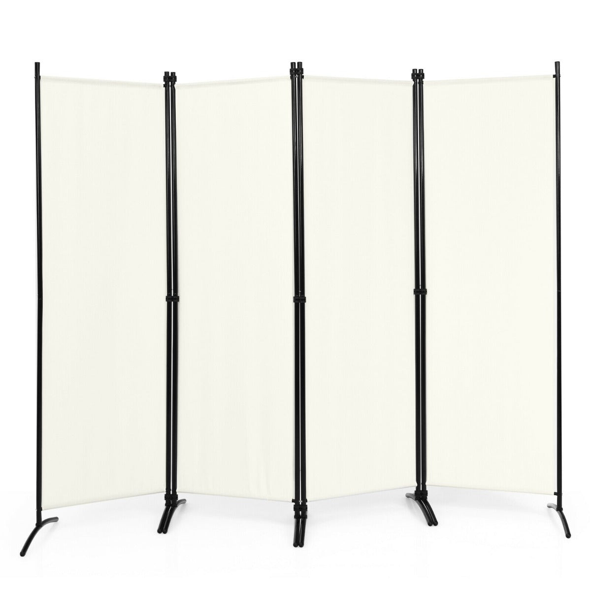 Portable Fiber Wall Divider  for Home Office-White