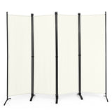 Portable Fiber Wall Divider  for Home Office-White