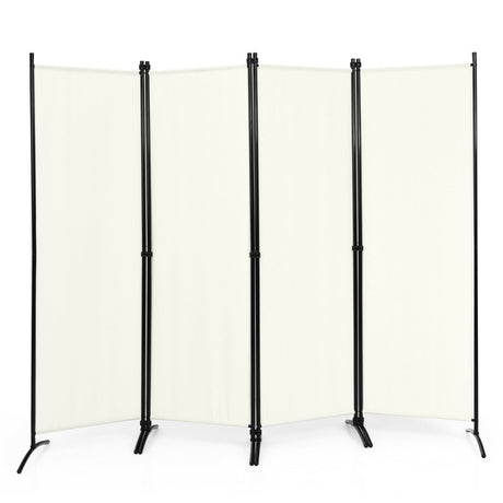 Portable Fiber Wall Divider  for Home Office-White