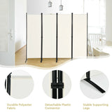 Portable Fiber Wall Divider  for Home Office-White
