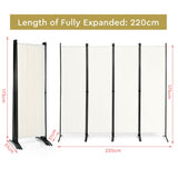 Portable Fiber Wall Divider  for Home Office-White
