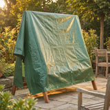 Outsunny 3 x 4m Waterproof Tarpaulin, 90GSM Tear-Resistant PE Tarp with Reinforced Grommets, UV Protected Cover