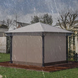 Outsunny 3 x 3 (m) Gazebo Protective Cover, Waterproof Cover for Gazebo, Canopy, and Tent