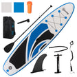 Outsunny 10.6' x 32" x 6" Inflatable Stand Up Paddle Board, Non-Slip & Ultra-Light Deck with ISUP Accessories, Adj Paddle, Pump, Backpack Bag, and Three Bottom Fins, for Youth Adults Beginner