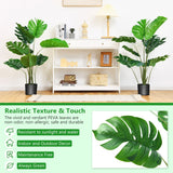 1.2M Artificial Monstera Deliciosa Tree for Home Office-1 piece