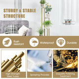 4-Tier Metal Plant Stand for Indoor Small Plants