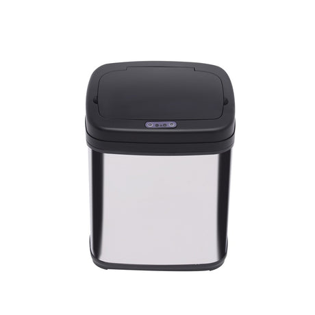 HOMCOM 20L LUXURY Automatic Sensor Dustbin Kitchen Waste Bin Rubbish Trashcan Auto Dustbin Stainless Steel with Bucket 33*25*42.5CM