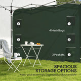 Outsunny 195 x 295cm Replacement Gazebo Sidewall - Green