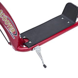 HOMCOM Kids Scooter Kick Scooter, with 12" EVA Tyres, Rear Brake, Big Wheels Scooter for 5-12 Years , Red
