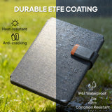 HOMCOM 36W Foldable Solar Panel, Portable Solar Charger Type-C to USB-A Charging Port, Power Supply for Outdoor