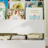 AIYAPLAY Toy Storage Unit, 3-Tier Toy Organiser Shelf with 6 Removable Storage Bins for Bedroom, Nursery, Multicoloured