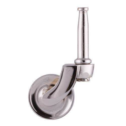 Polished Castors - 32mm (1 1/4") Chrome Grip Neck Castor