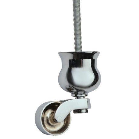 Polished Castors - 32mm (1 1/4") Chrome Cauldron Castor