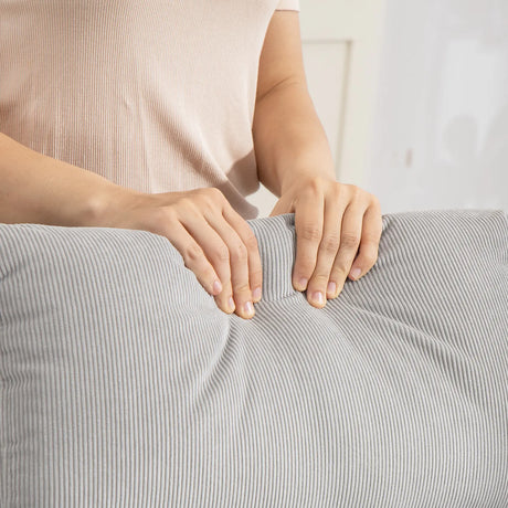 HOMCOM Corduroy Rocking Armchair - Grey