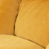 Velvet Armchair - Mustard