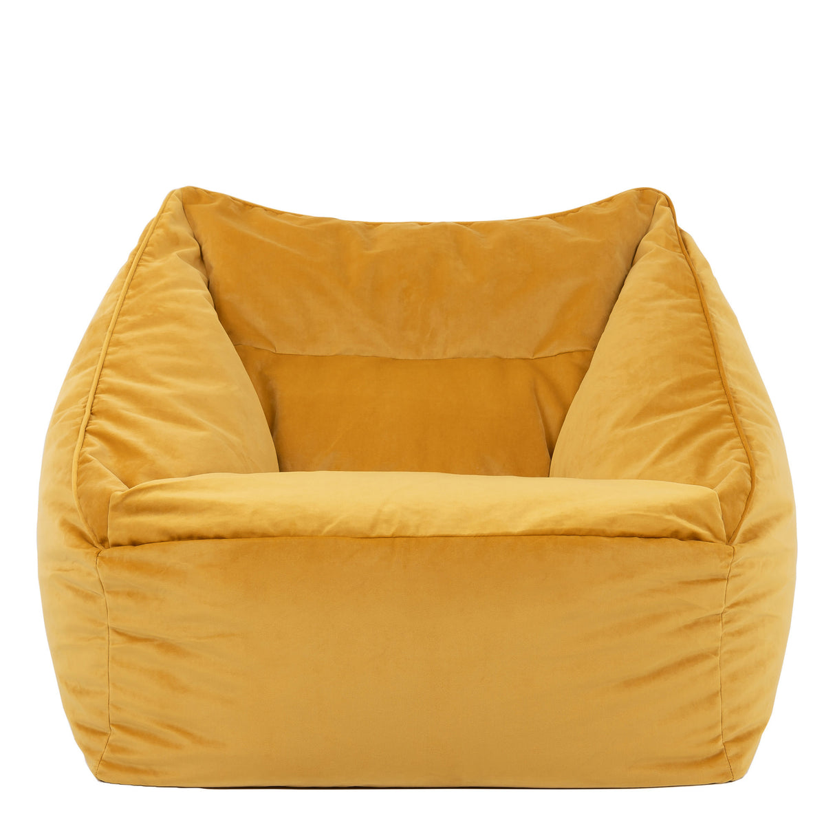 Velvet Armchair - Mustard
