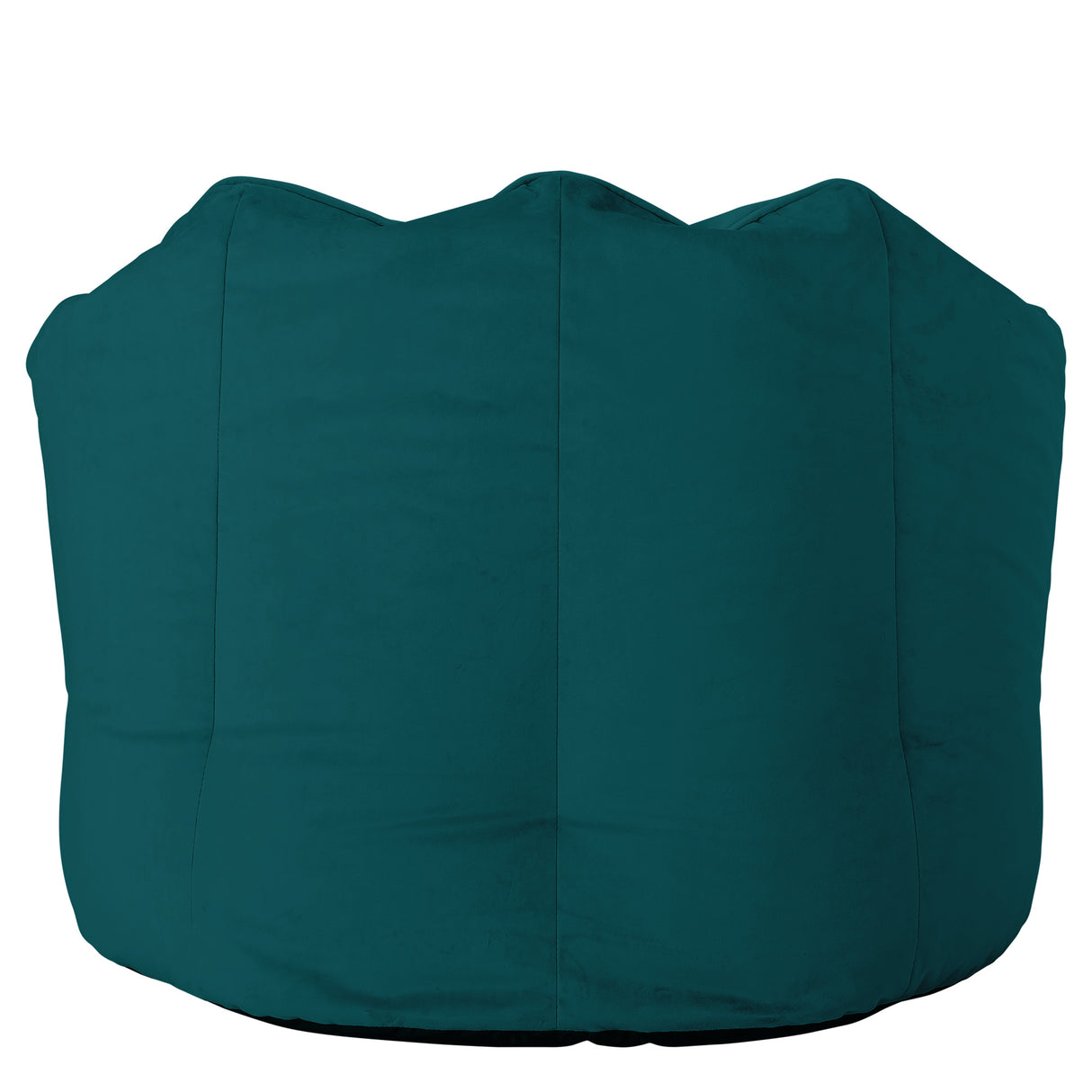 Velvet Accent Oyster Chair  - Teal