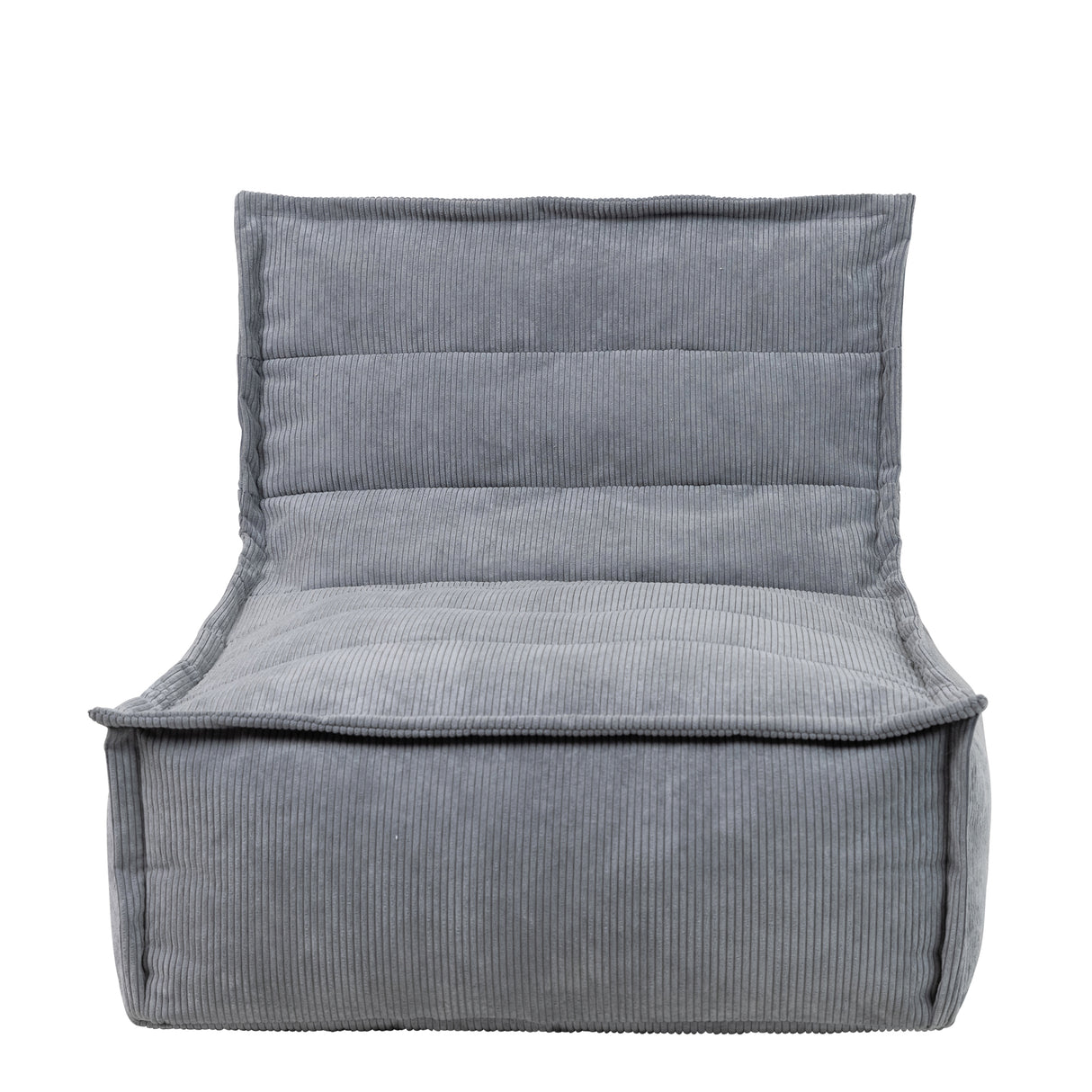 Cord Lounger - Charcoal Grey