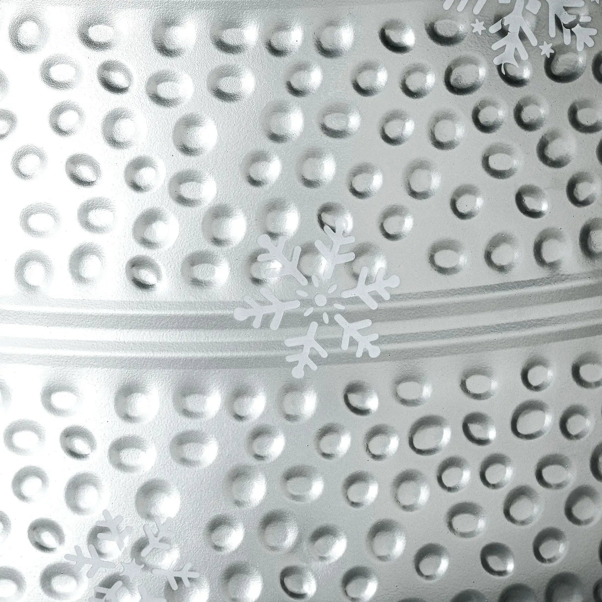 HOMCOM 66cm Hammered Steel Christmas Tree Base Collar