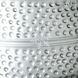 HOMCOM 66cm Hammered Steel Christmas Tree Base Collar