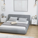 HOMCOM 2-Drawer Bedside Table Set of 2 - White