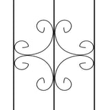 Outsunny Set of Four Spiral Anchor Garden Trellis Panels