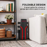 SPORTNOW Foldable Weight Bench, Adjustable Incline Flat Bench Press with 6-Level Backrest, 4-Level Seat, Leg Extension for Home Gym Workout Full Body Strength Training