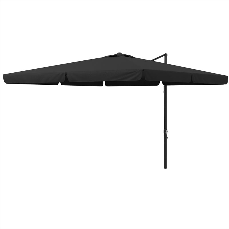 Outsunny 3m Cantilever Parasol, with Four-Position Canopy - Grey