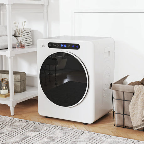 HOMCOM 4kg Compact 40-60  Tumble Dryer - White