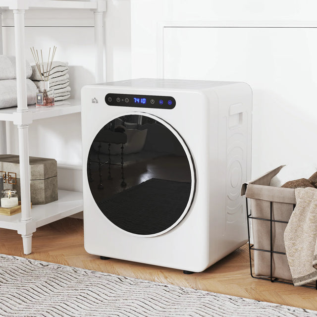 HOMCOM 4kg Compact 40-60  Tumble Dryer - White