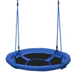 HOMCOM Kid Nest Swing Seat Saucer Tree Swing 40 Inch/100cm for Outdoor Indoor Blue