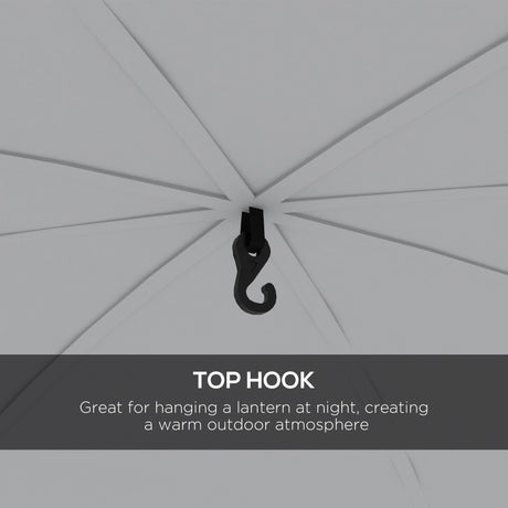 Outsunny 3.5 x 3.5M Camping Gazebo, Outdoor Event Shelter Dome Tent Garden Sun Shelter Patio Spire Arc Pavilion Camp Sun Shade Tent for 6-8 Person, Green