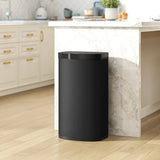 HOMCOM 55L Sensor Bin with Soft-Close Lid, Automatic Touchless Motion Sensor Kitchen Bin with Fingerprint Resistant Stainless Steel for Hygienic Gyms, Home Office Use, Black