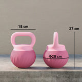 SPORTNOW Soft Kettlebell, 6kg Kettle Bell with Anti-Slip Grip for Home Gym Weight Lifting and Strength Training