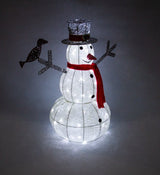 Light Up Reindeer Stag, Doe & Snowman Set